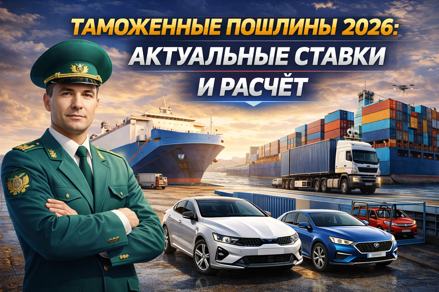 Таможенные пошлины 2026: актуальные ставки и расчёт